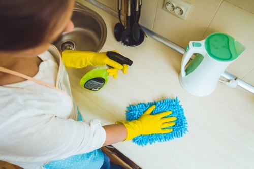 Thorough kitchen and bathroom deep clean in Greenwich