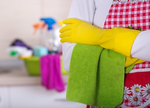 Cleaning newly renovated kitchen surfaces and fixtures after building work in Greenwich